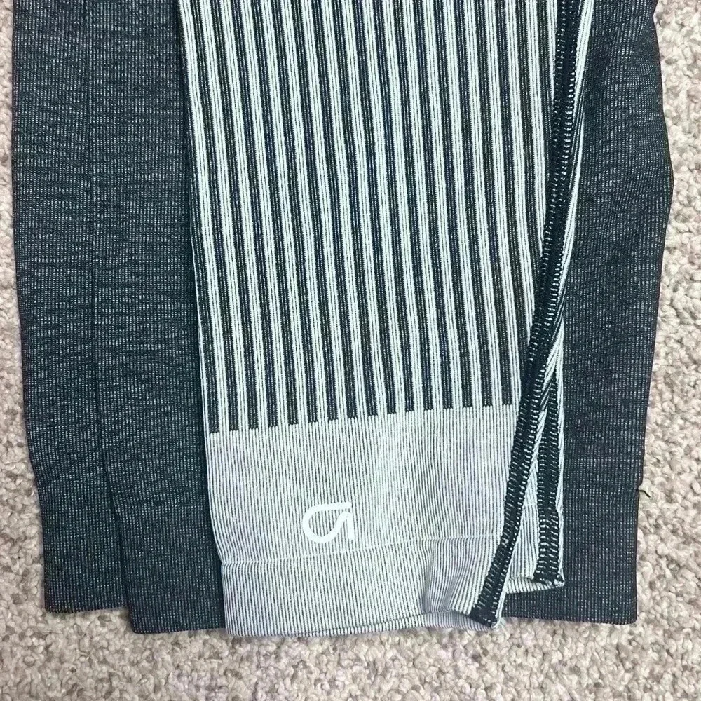 Gap Fit Motion Seamless Leggings Medium Grey Colorblock Yoga Pants